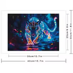 The Pitter Patter Of A Prowling Panther AB Diamond Painting