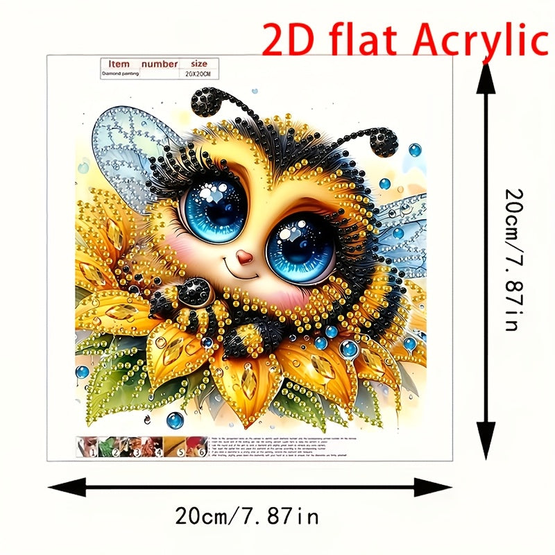 Beelieve Diamond Painting Kit 7.87x7.87 Inch Tools Set